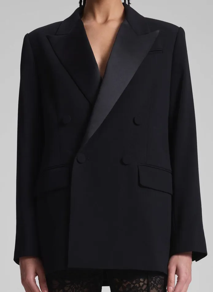 Women Suits ALC Calla Oversized Tailored Tux Jacket Blackblack
