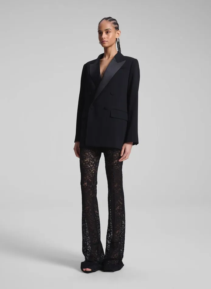 Women Suits ALC Calla Oversized Tailored Tux Jacket Blackblack
