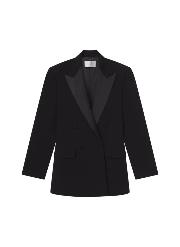 Women Suits ALC Calla Oversized Tailored Tux Jacket Blackblack
