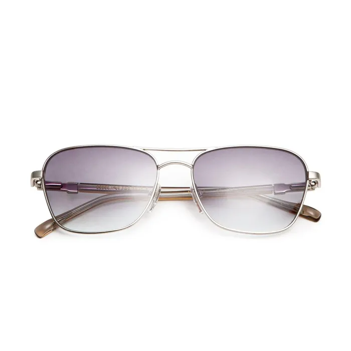 Women Sunglasses Bruno Magli Playa Aviator Sunglasses 8211 Silver