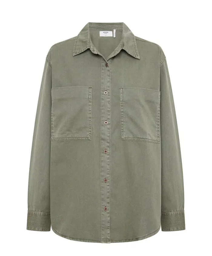 Women SUPER KHAKI SOHO SHIRT One Teaspoon Shirts Women SUPER KHAKI SOHO SHIRT One Teaspoon Shirts