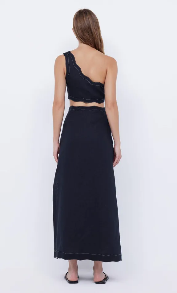 Women TALLULAH ASYM CROP TOP 8211 BLACKBLACK Bec Bridge Sleeveless