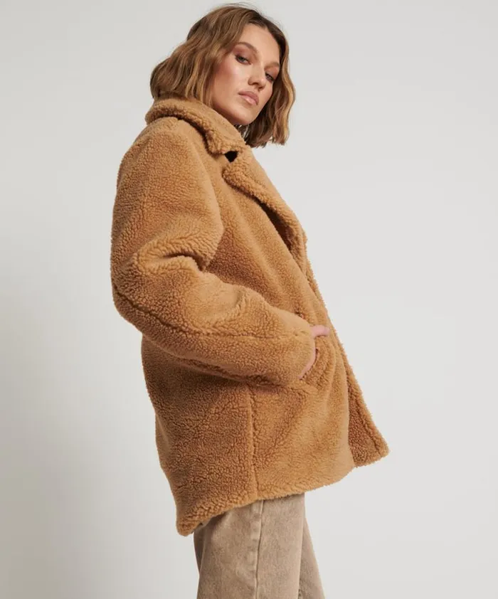 Women TAN TEDDY COAT One Teaspoon Jackets Women TAN TEDDY COAT One Teaspoon Jackets