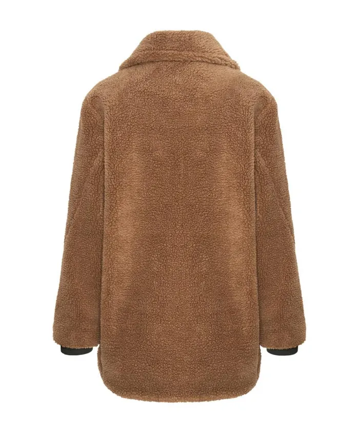 Women TAN TEDDY COAT One Teaspoon Jackets Women TAN TEDDY COAT One Teaspoon Jackets