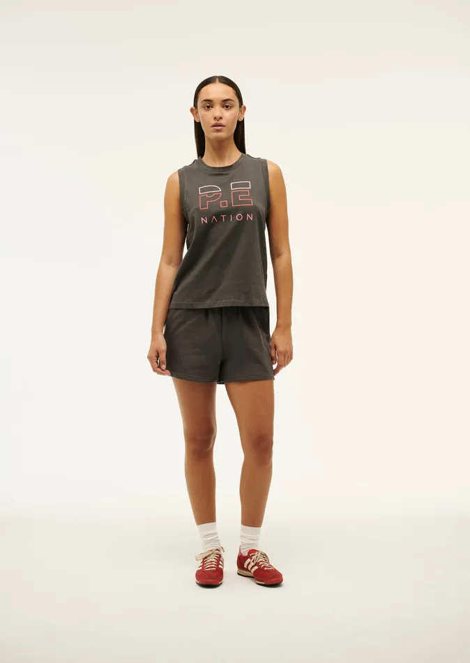 Women Tanks PE Nation HEADS UP TANK IN GUNMETAL