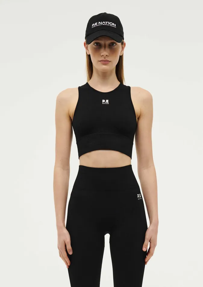 Women Tanks PE Nation RESTORE SEAMLESS TANK IN BLACK