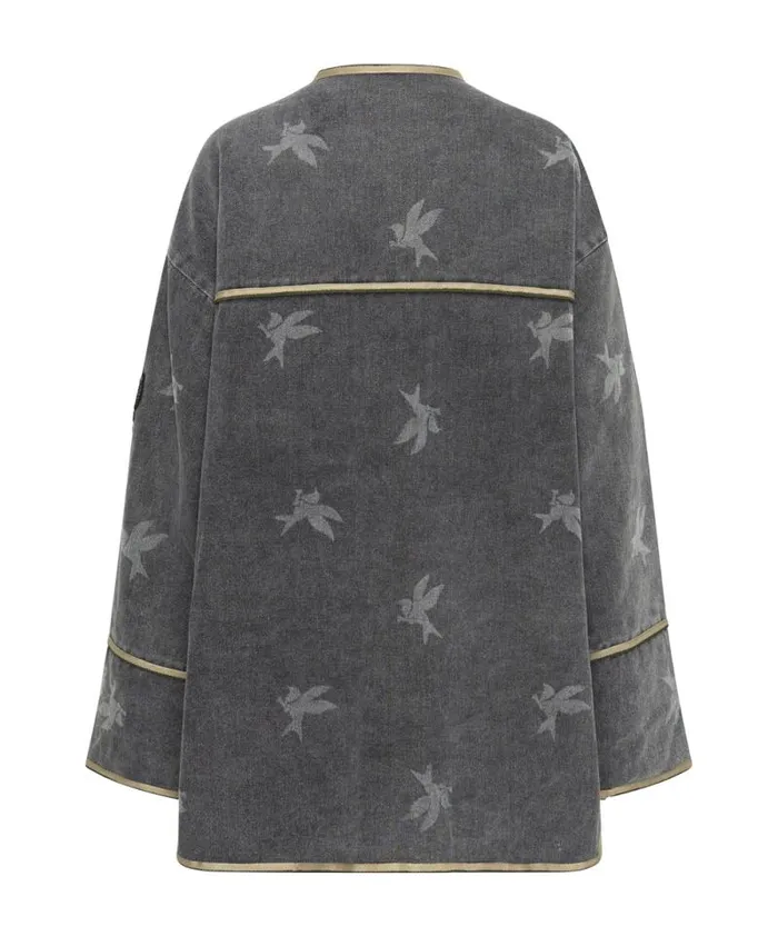 Women THE BOWER REVERSIBLE QUILTED DENIM JACKET One Teaspoon Jackets