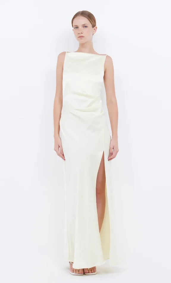 Women THE DREAMER MAXI DRESS 8211 ICE YELLOW Bec Bridge Bridesmaid Dresses
