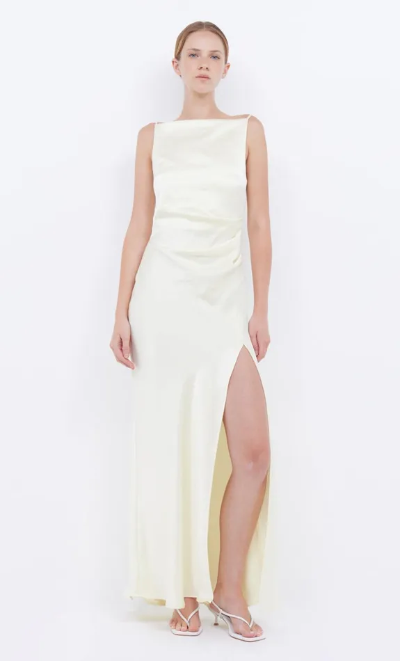 Women THE DREAMER MAXI DRESS 8211 ICE YELLOW Bec Bridge Bridesmaid Dresses