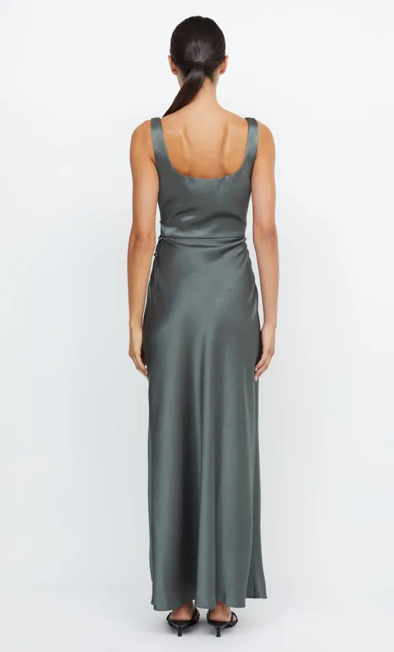 Women THE DREAMER SQUARE NECK DRESS 8211 DARK WILLOW Bec Bridge Maxi Dresses
