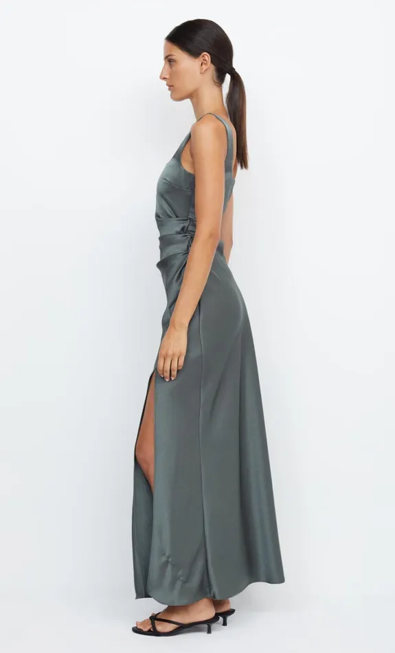 Women THE DREAMER SQUARE NECK DRESS 8211 DARK WILLOW Bec Bridge Maxi Dresses