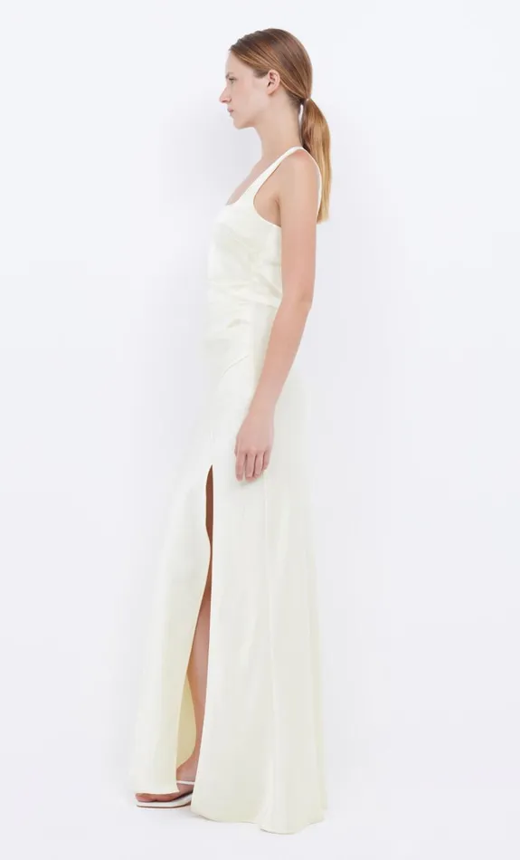 Women THE DREAMER SQUARE NECK DRESS 8211 ICE YELLOW Bec Bridge Bridesmaid Dresses