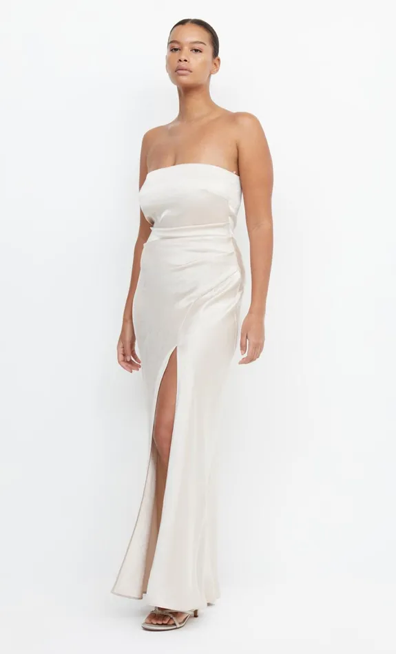 Women THE DREAMER STRAPLESS DRESS 8211 SAND Bec Bridge Maxi Dresses