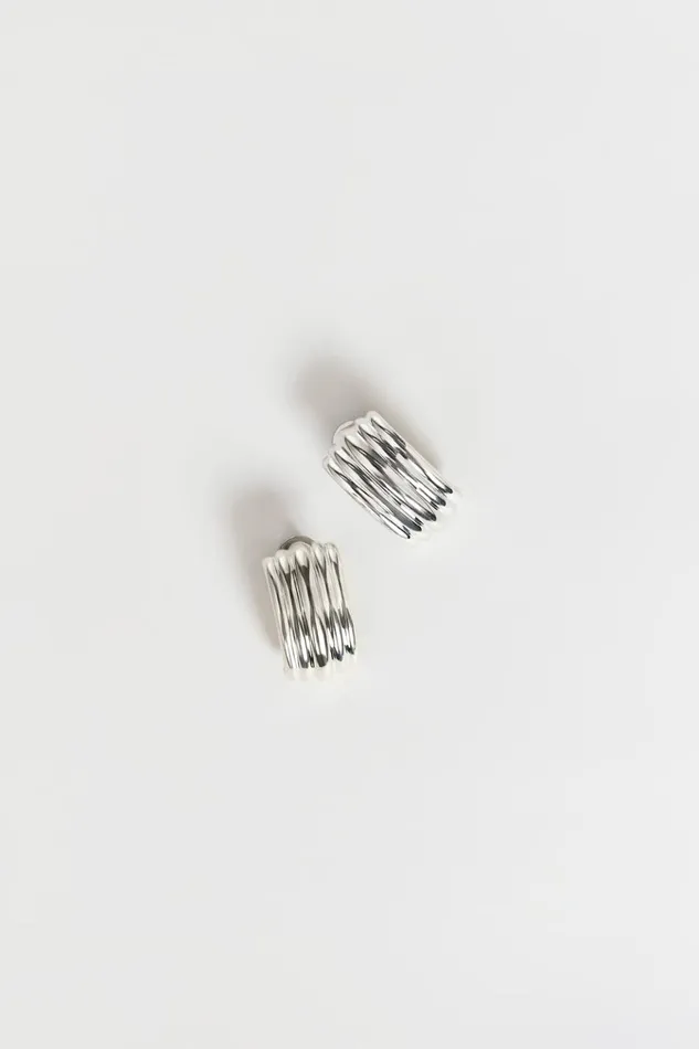 Women The Gift Shop DISSH MEGA WATERFALL EARRING SILVER