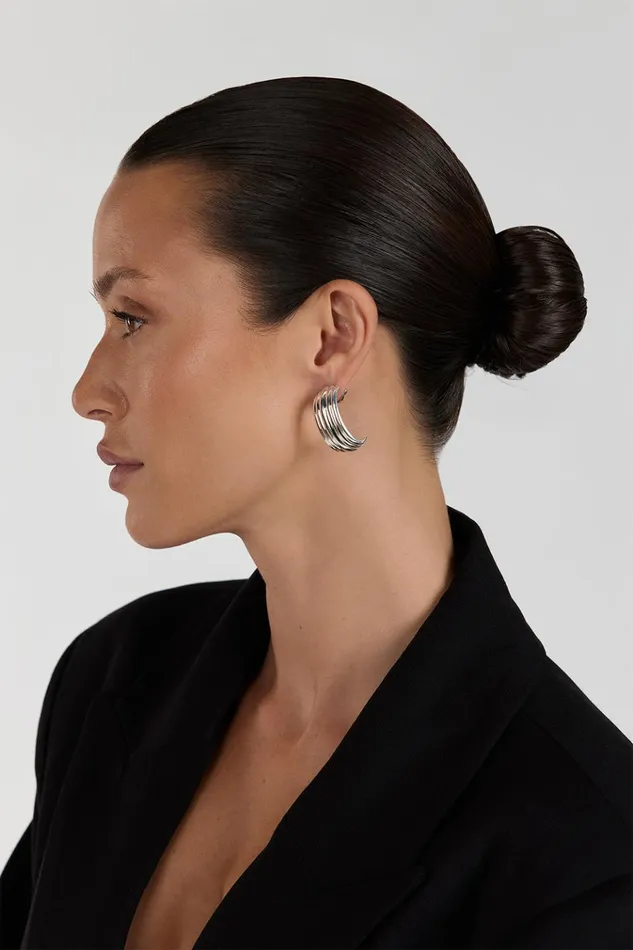 Women The Gift Shop DISSH MEGA WATERFALL EARRING SILVER