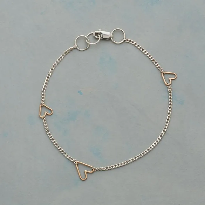 Women Tiny Hearts Big Love Bracelet Sundance Catalog Bracelets