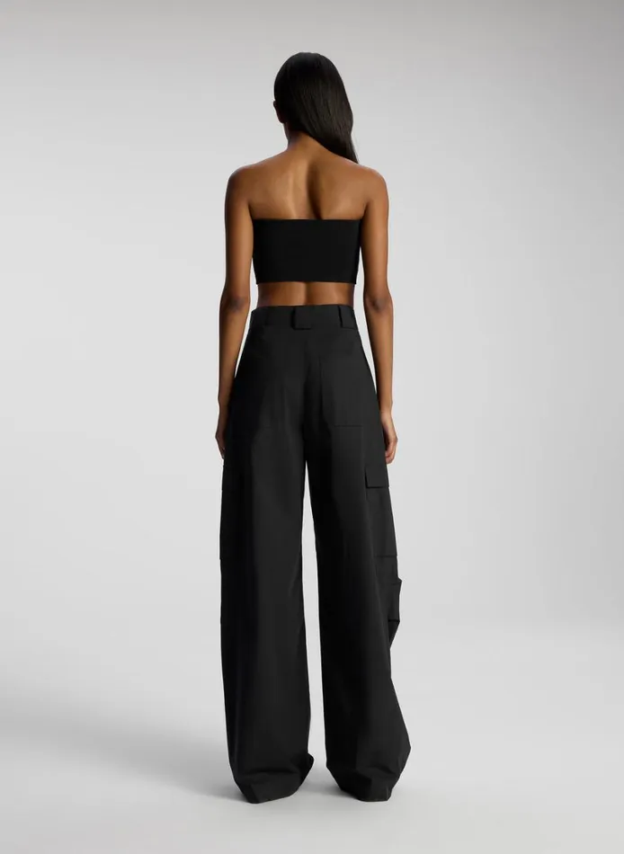 Women Tops ALC Dean Compact Knit Bra Black