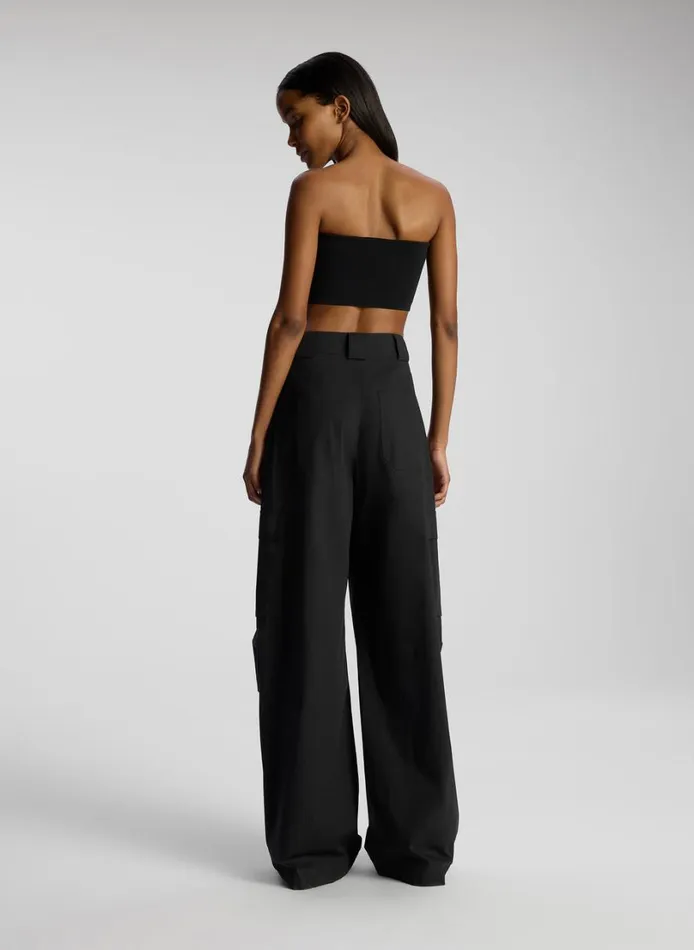Women Tops ALC Dean Compact Knit Bra Black