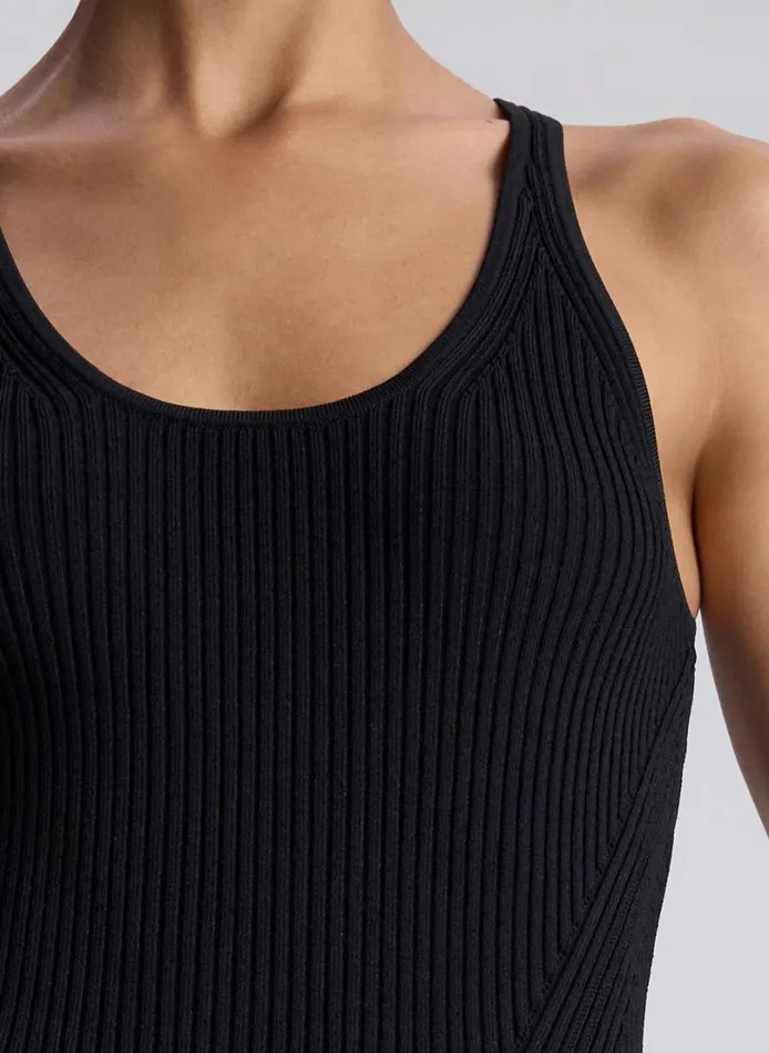 Women Tops ALC Lucy Ribbed Bodysuit Black