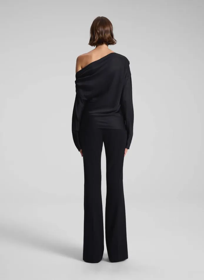 Women Tops ALC Piper Satin Top Black