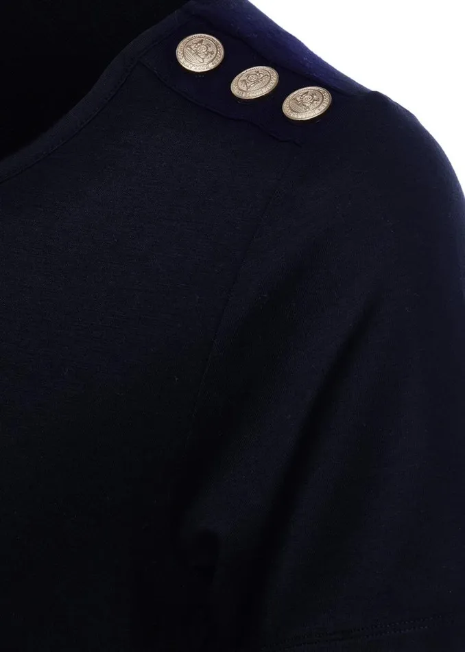 Women Tops Holland Cooper Relax Fit VNeck Tee Navy