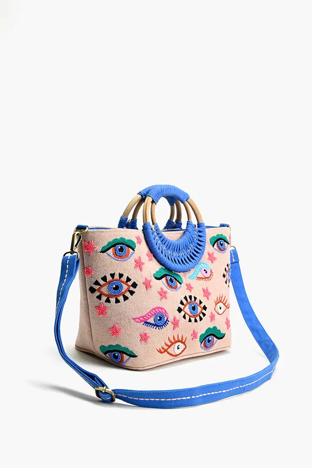 Women Totes America and Beyond Mystic Gaze Pink Mini Tote