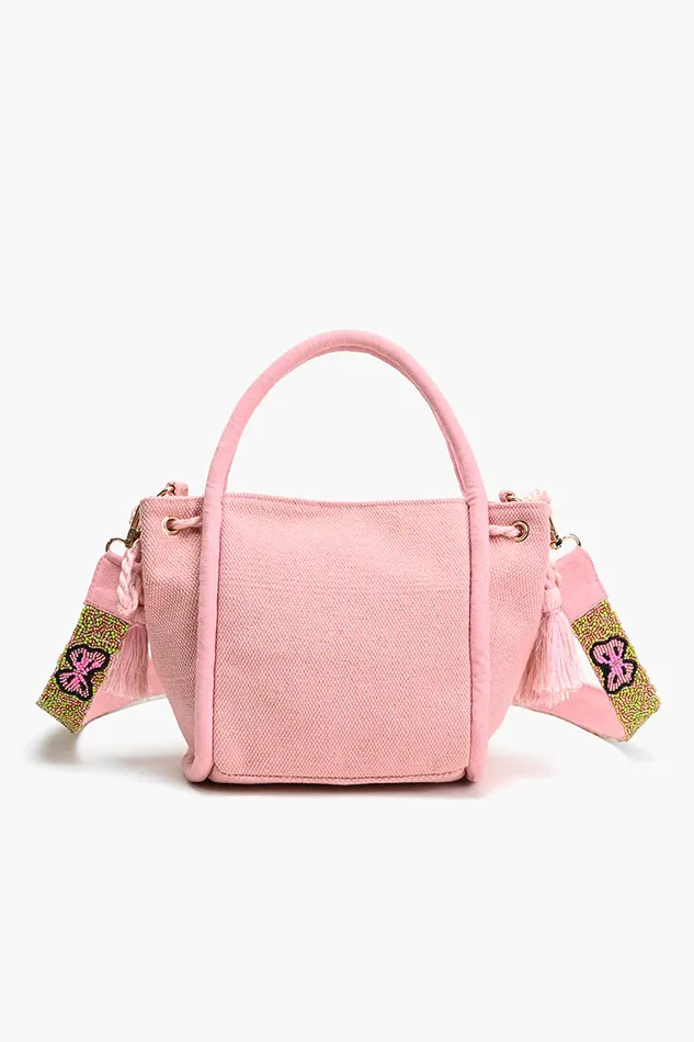Women Totes America and Beyond Mystic Pink Butterfly Mini Tote