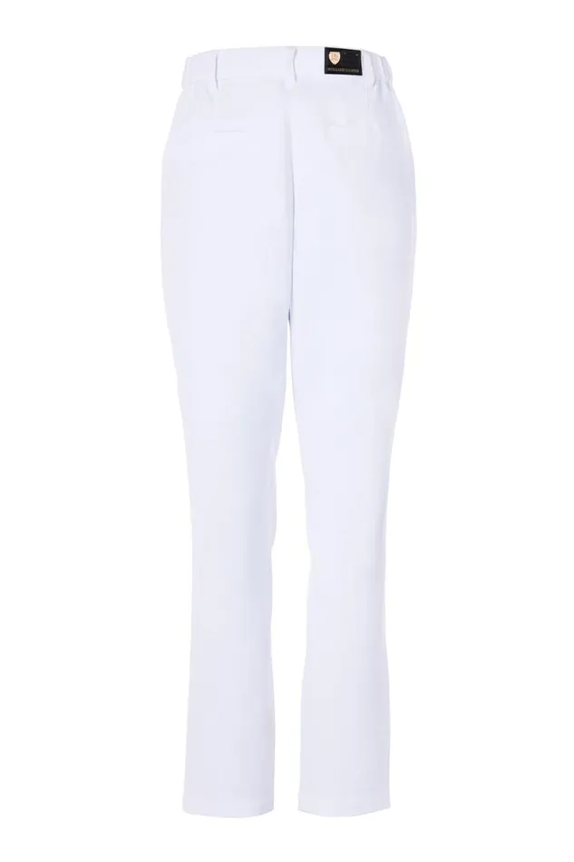 Women Trousers Holland Cooper Bexley Cigarette Trouser White Women Trousers Holland Cooper Bexley Cigarette Trouser White