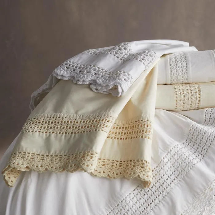 Women Trousseau Bedskirt Ecru Sundance Catalog Bedding and Bath