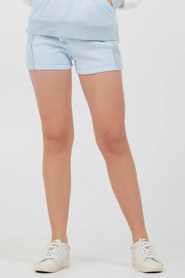 Women Vintage Havana All Bottoms Grey Smoke Colorblock Shorts Grey Smoke