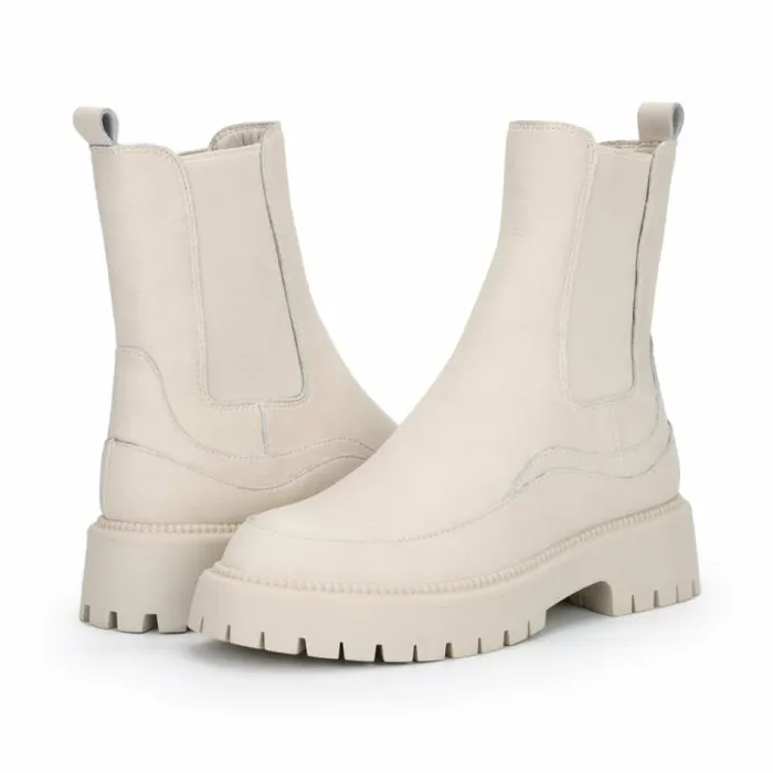 Women Vintage Havana Boots Booties ALLISTOR 8211 BONE Bone