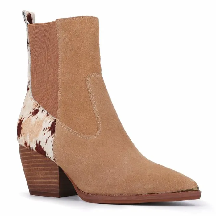 Women Vintage Havana Boots Booties Demarest 8211 Dark Taupe Dark Taupe