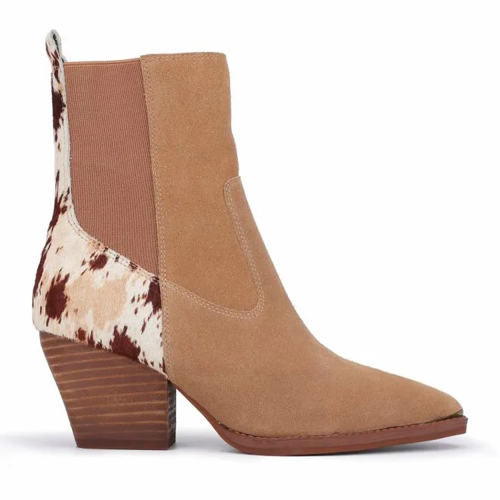 Women Vintage Havana Boots Booties Demarest 8211 Dark Taupe Dark Taupe