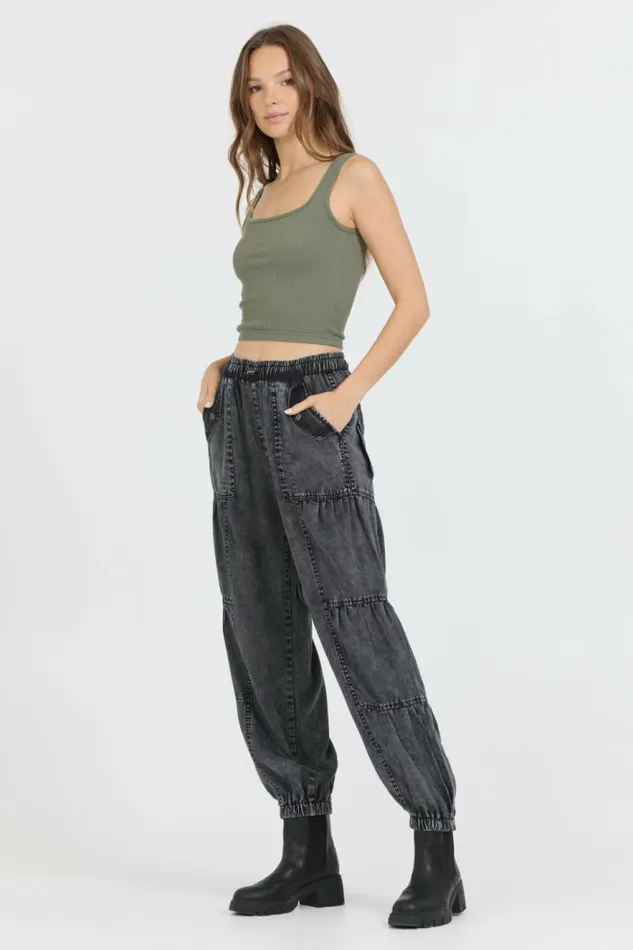 Women Vintage Havana Casual Tops Olive Seamless Tank Top Olive