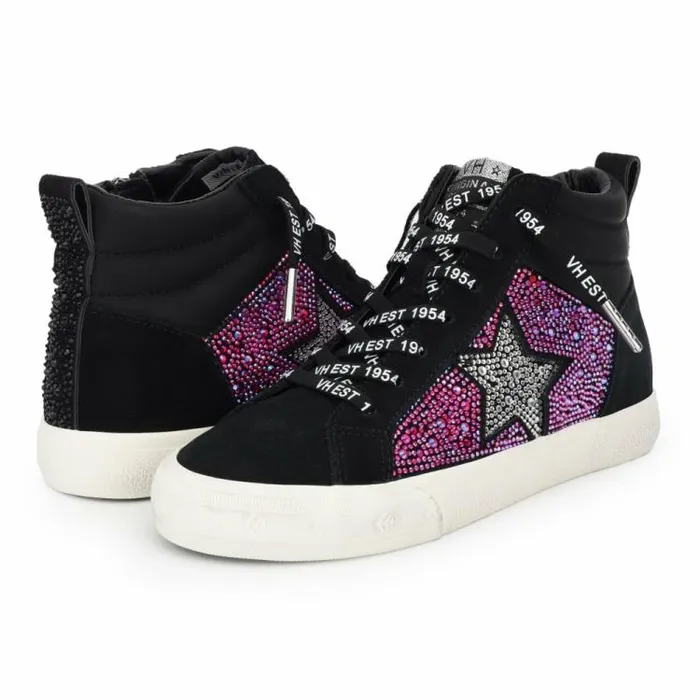 Women Vintage Havana High Tops BAMBA 8211 HIGH WILD BLACK High Wild Black