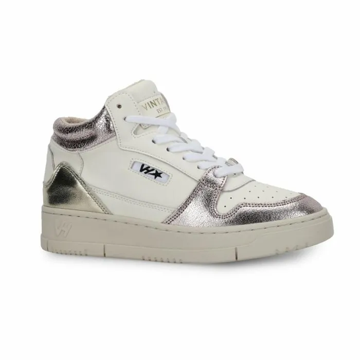 Women Vintage Havana High Tops CELESTE 3 8211 WHITE METALLIC White Metallic