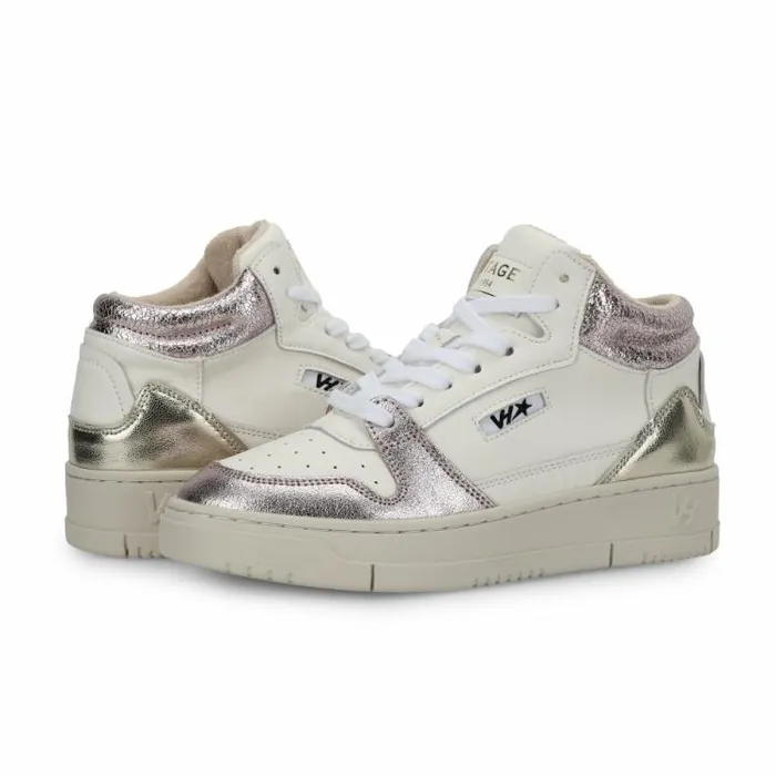 Women Vintage Havana High Tops CELESTE 3 8211 WHITE METALLIC White Metallic Women Vintage Havana High Tops CELESTE 3 8211 WHITE METALLIC White Metallic
