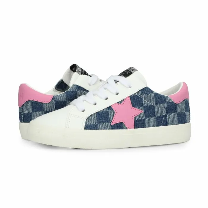Women Vintage Havana Kids Sneakers KIDS DIANNA 8211 DENIM CHECKERED MULTI Denim Checkered Multi Women Vintage Havana Kids Sneakers KIDS DIANNA 8211 DENIM CHECKERED MULTI Denim Checkered Multi
