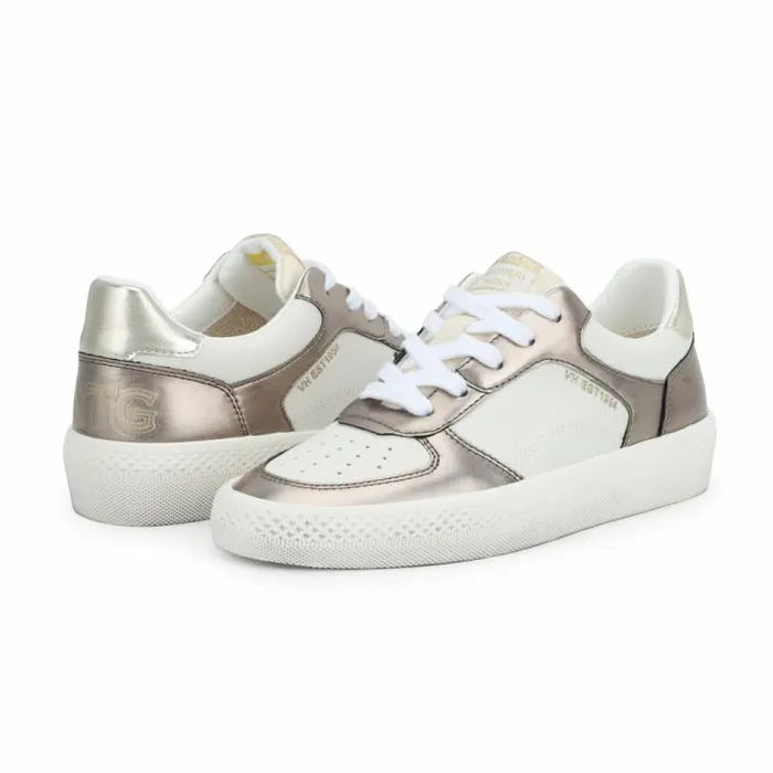 Women Vintage Havana Low Tops FAST 8211 WHITE METALLIC BRONZE Fast Whitemetallic Bronze 55 Women Vintage Havana Low Tops FAST 8211 WHITE METALLIC BRONZE Fast Whitemetallic Bronze 55