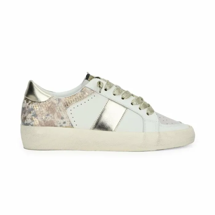 Women Vintage Havana Low Tops JAMIE 8211 WHITE GOLD SNAKE MULTI White Gold Snake Multi