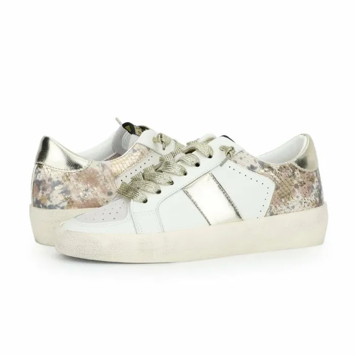 Women Vintage Havana Low Tops JAMIE 8211 WHITE GOLD SNAKE MULTI White Gold Snake Multi