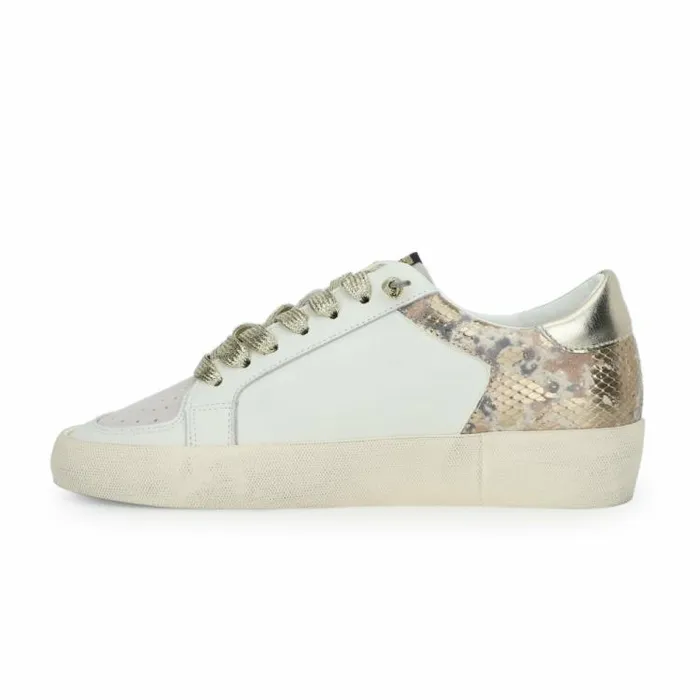 Women Vintage Havana Low Tops JAMIE 8211 WHITE GOLD SNAKE MULTI White Gold Snake Multi