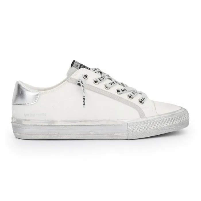 Women Vintage Havana Low Tops SALENA 8211 WHITE White