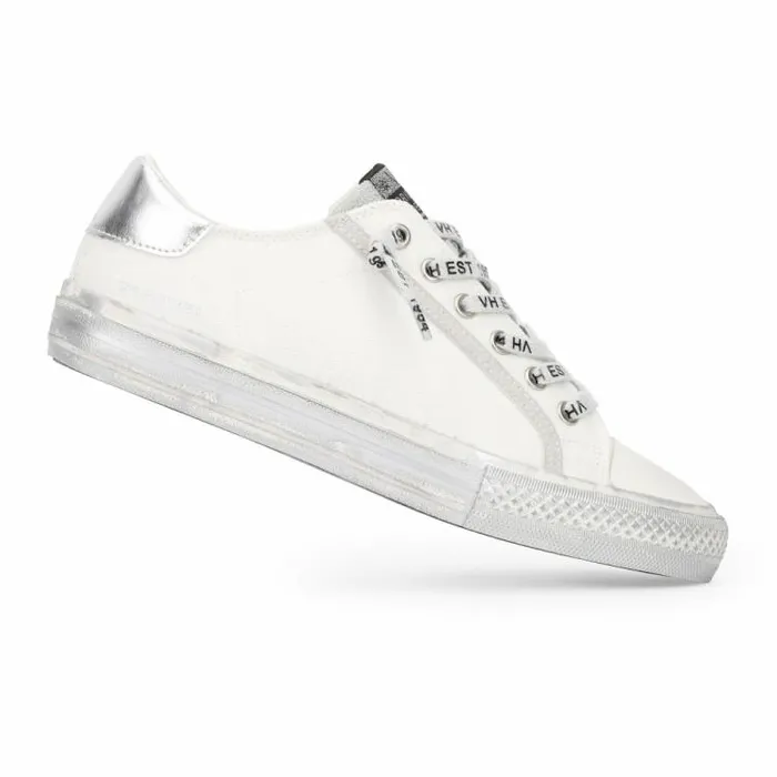 Women Vintage Havana Low Tops SALENA 8211 WHITE White
