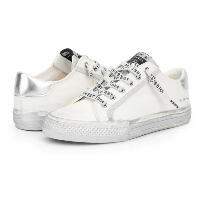 Women Vintage Havana Low Tops SALENA 8211 WHITE White