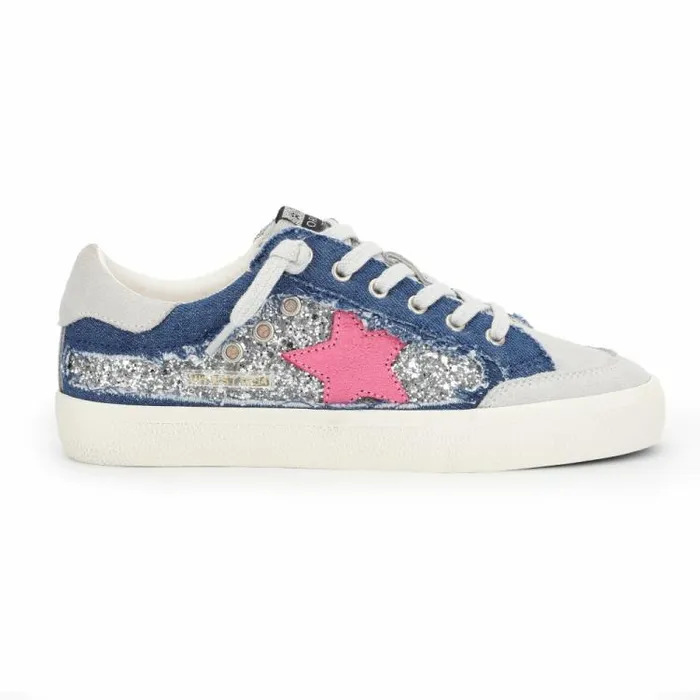 Women Vintage Havana Low Tops SELENE 8211 DENIM SPARKLE MULTI Denim Sparkle Multi