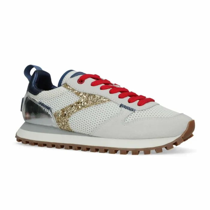 Women Vintage Havana Low Tops SWIFT 8211 RED BLUE MULTI Red Blue Multi