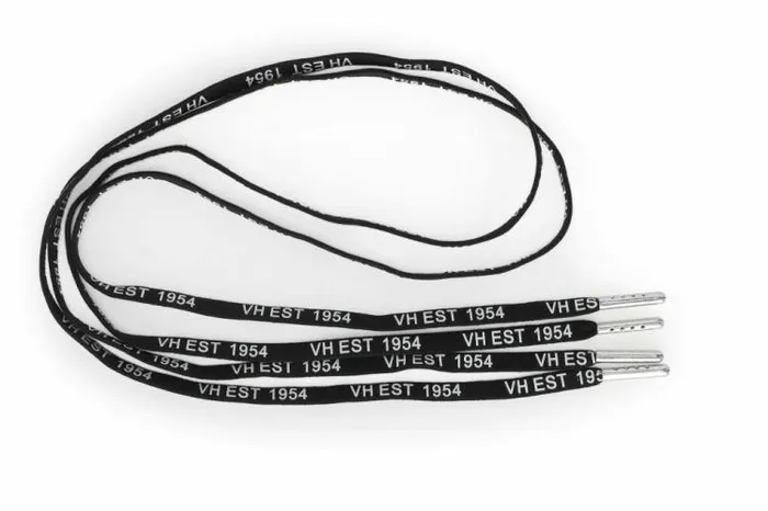 Women Vintage Havana Shoe Laces BLACK WHITE SILVER TIP LACES Women Vintage Havana Shoe Laces BLACK WHITE SILVER TIP LACES