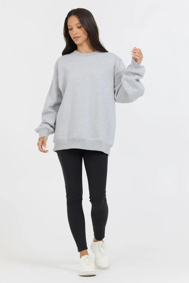 Women Vintage Havana Sweatshirts Heather Grey Proweave Crewneck Sweatshirt Heather Grey