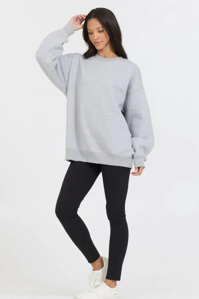 Women Vintage Havana Sweatshirts Heather Grey Proweave Crewneck Sweatshirt Heather Grey